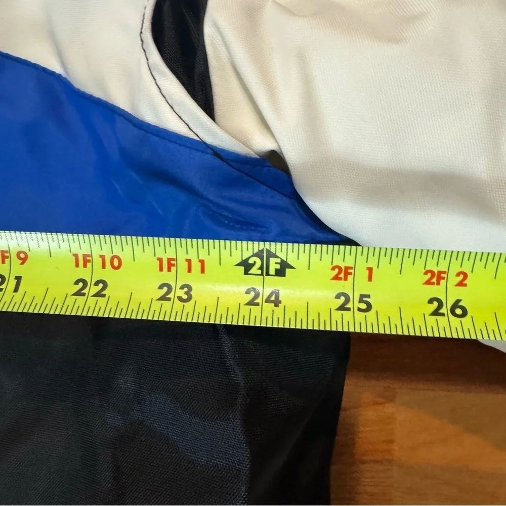 Vtg EDCO Men’s Snowmobile Jacket Black White & Black Sherpa Lined Size Unknown